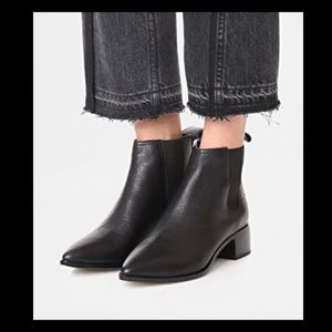 LOEFFLER RANDALL NELLIE TUMBLED LEATHER  BOOTS